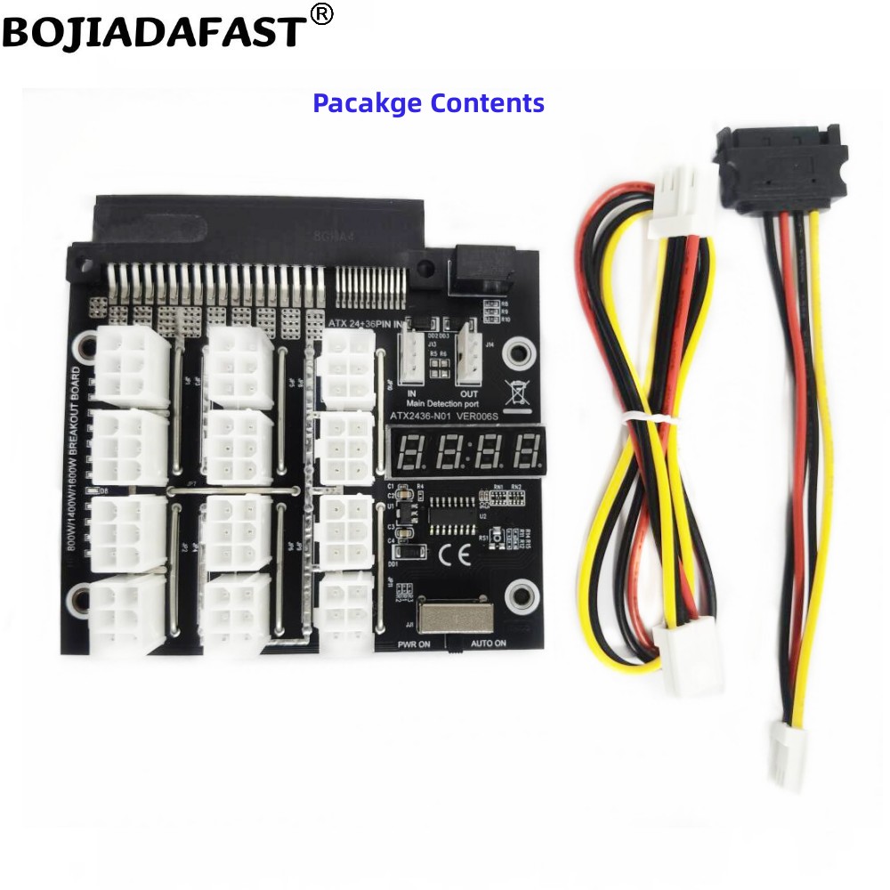 12ポート PCIe 6ピンコネクター、サーバー用電源ユニッ - 2400W Server Psu Breakout Board のレビューと価格
